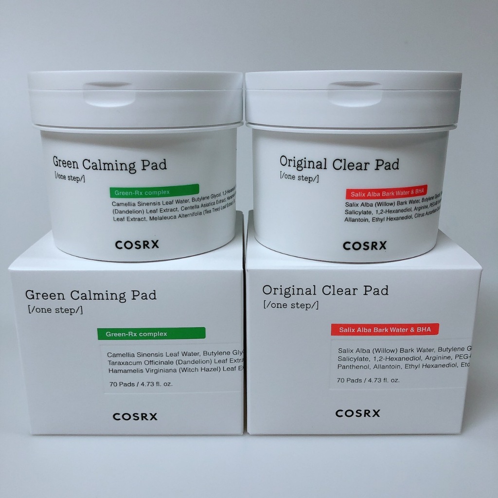 (🌼แท้ / พร้อมส่ง🌼) แพ็คเก็จใหม่ COSRX One Step Clear Pad โทนเนอร์แผ่น จบทุกปัญหาผิว 90 แผ่น