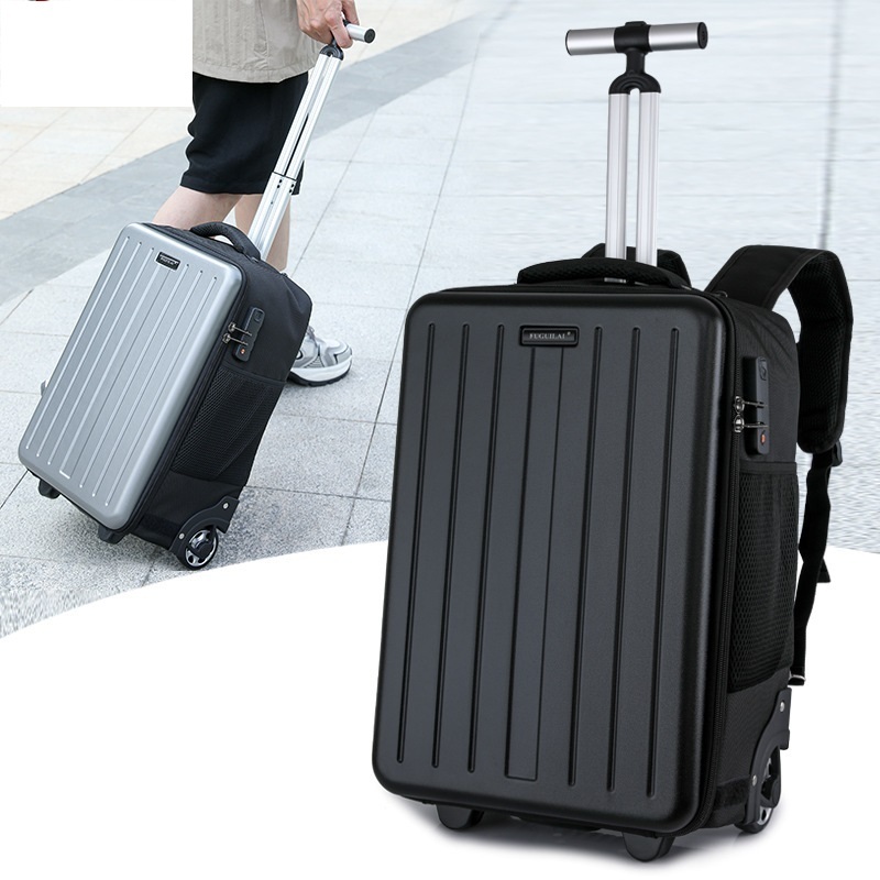กระเป๋าเดินทางล้อลาก 2 ล้อ 20" กระเป๋าเป้ล้อลาก ถือขึ้นเครื่องได้