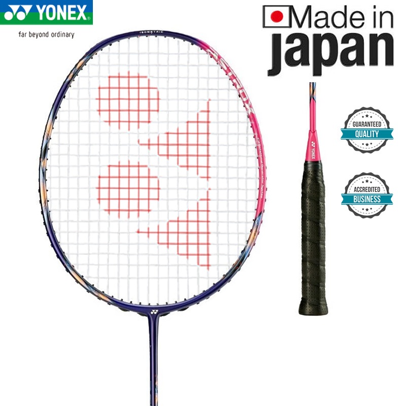 Yonex ASTROX 77 Pro Pink ไม้แบดมินตันคาร์บอนแท่งเดียว G54U 26-30lbs ปอนด์ 83 กรัมผลิตในญี่ปุ่นพร้อมแ