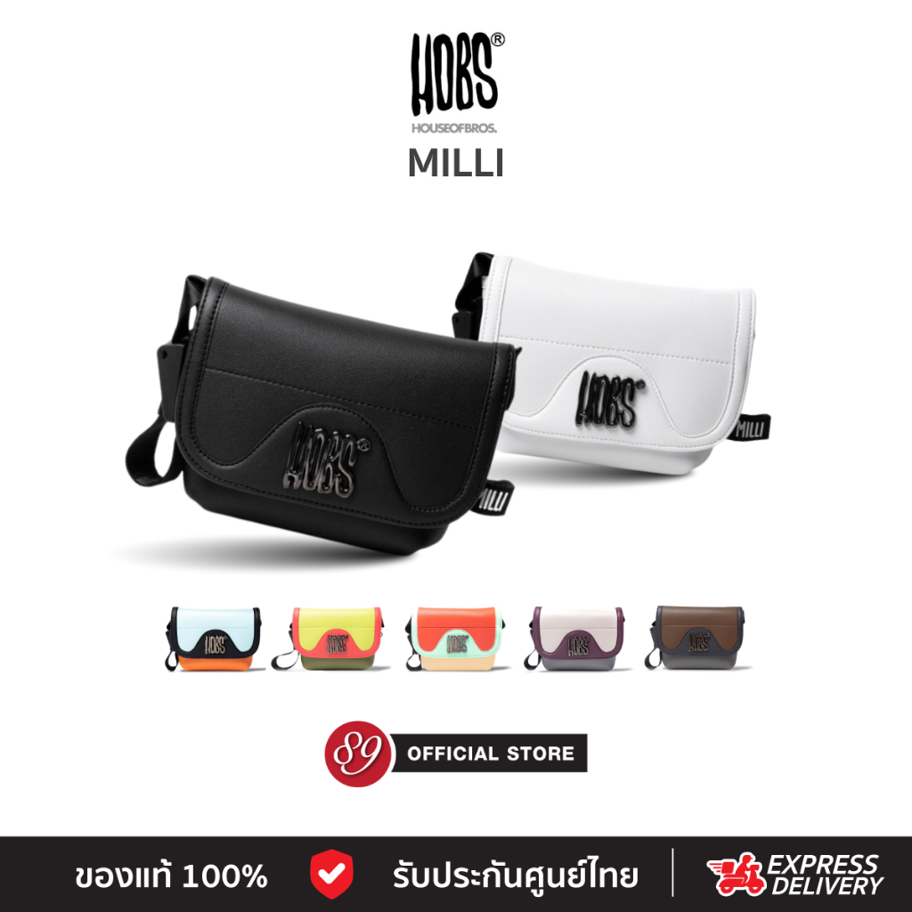 🇹🇭ส่งฟรีจากกทม! Hobs® | กระเป๋าสะพายข้างเล็ก | Milli | Mini size 5.5 inc.