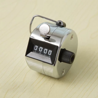 เครื่องนับจำนวน ตัวนับจำนวนแบบกดไม่มีฐาน แบบพกพา นับตัวเลขได้ 4 หลัก 0000-9999 ราคาต่อ 1 ชิ้น