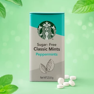 Starbucks ลูกอม Sugar-Free Classic Mints / Peppermints
