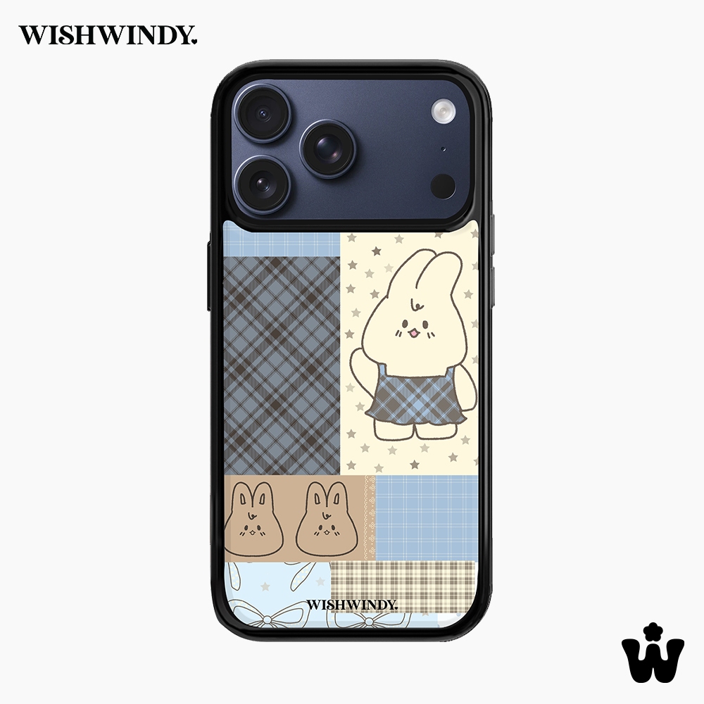 Plaid Bunny Starry Day For iPhone case เคสไอโฟน | Wishwindy
