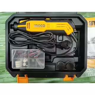 INGCO เครื่องเจียร์สายอ่อน + แม่พิมพ์ 130 วัตต์ พร้อมอุปกรณ์ 109 ชิ้น รุ่น MG13328 ชุดอุปกรณ์ 420 ชิ้น AKMG4208