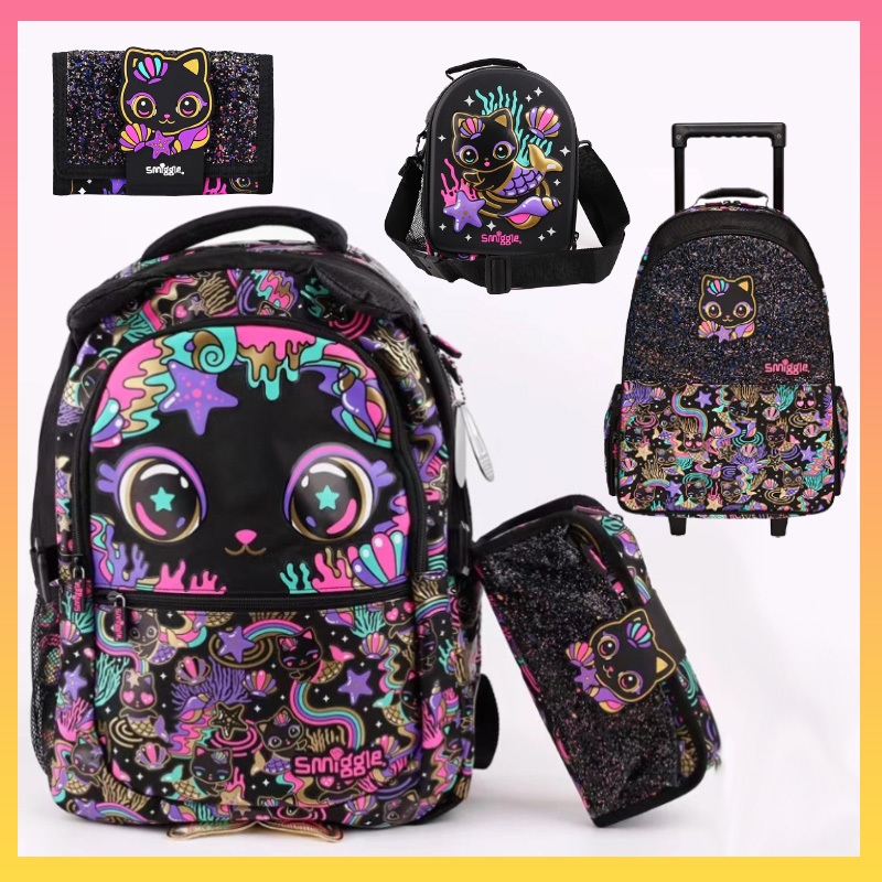 กระเป๋านักเรียนแมวสีดำคลาสสิก / กระเป๋าปากกา / กระเป๋าสตางค์