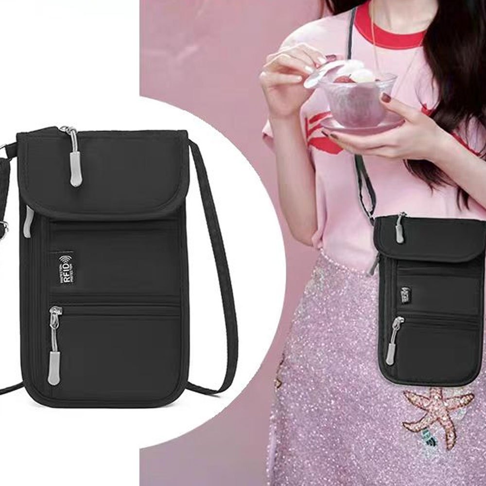 กระเป๋าใส่พาสปอร์ต RFID Protection  ปลอดภัย กระเป๋าใส่เอกสารการเดินทาง เดินทาง กระเป๋าใส่หนังสือเดินทาง ใส่บัตร เดินทาง