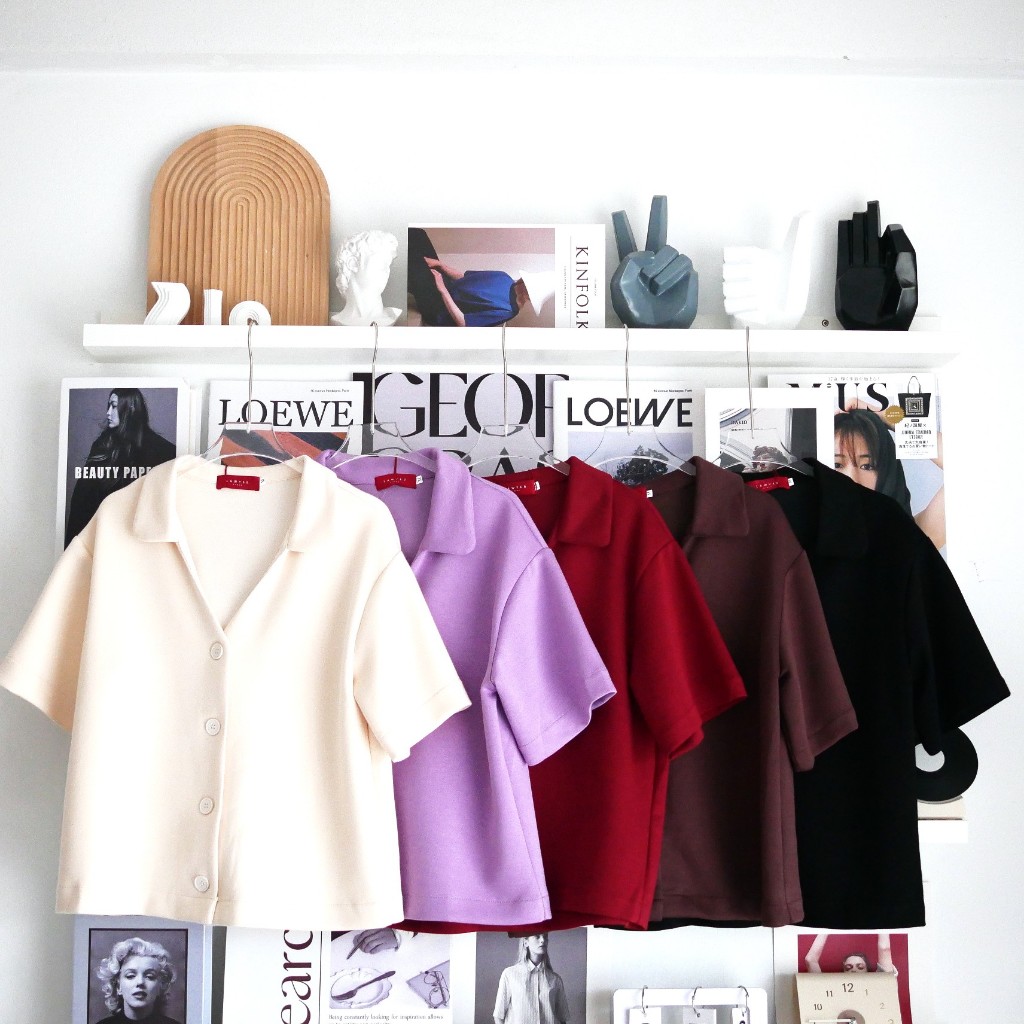 Lawyer Store เสื้อคอปกแขนสั้น ผ้า Super Soft ใส่สบาย แมทช์ได้หลายลุค