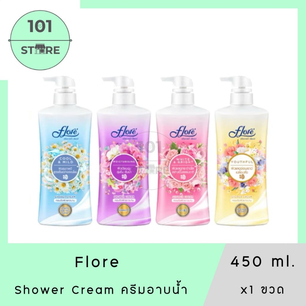 101_Store Flore ครีมอาบน้ำ 450ml. x1