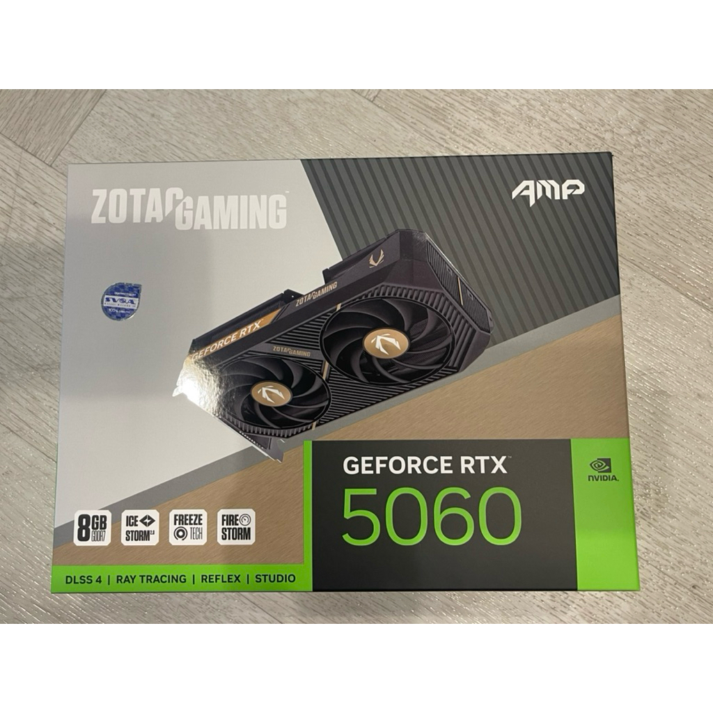 vga zotac gaming geforce RTX5060 AMP - 8gb. GDDR7