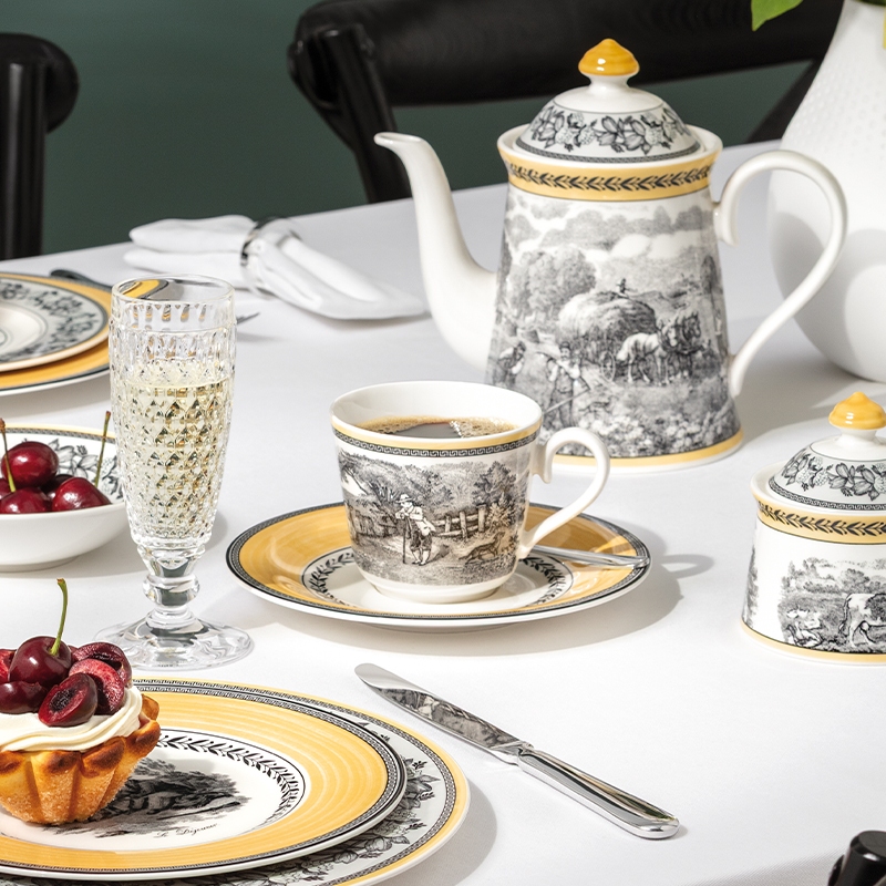 Villeroy & Boch - Audun Ferme ถ้วยกาแฟและจานรองถ้วยกาแฟ/ชาพอร์ซเลน (10-1067-1300) , (10-1067-1310) - รูปที่ 6