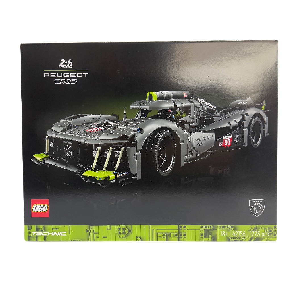 LEGO Technic Peugeot 9X8 24H Le Mans Hybrid Hypercar 42156