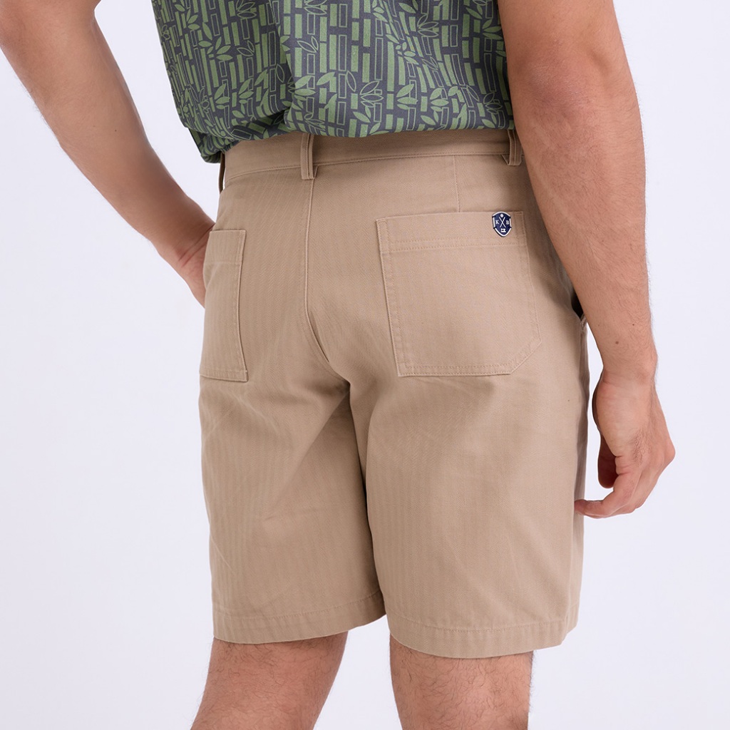 Khaki Bros. – คาคิบรอส – Shorts Relax Fit  – กางเกงขาสั้น ทรง Relax Fit – KM25T006 ราคา ถูกที่สุด ดีลบีเคเค แกลเลอรีภาพที่ 3