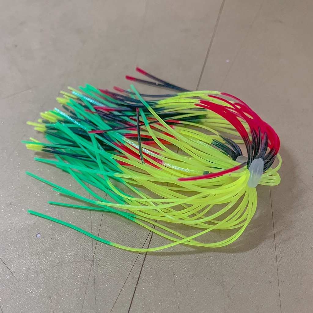 พู่ยาง 2 สี พู่ยาง บัสเบส สปินเนอร์เบส เหยื่อปลอม