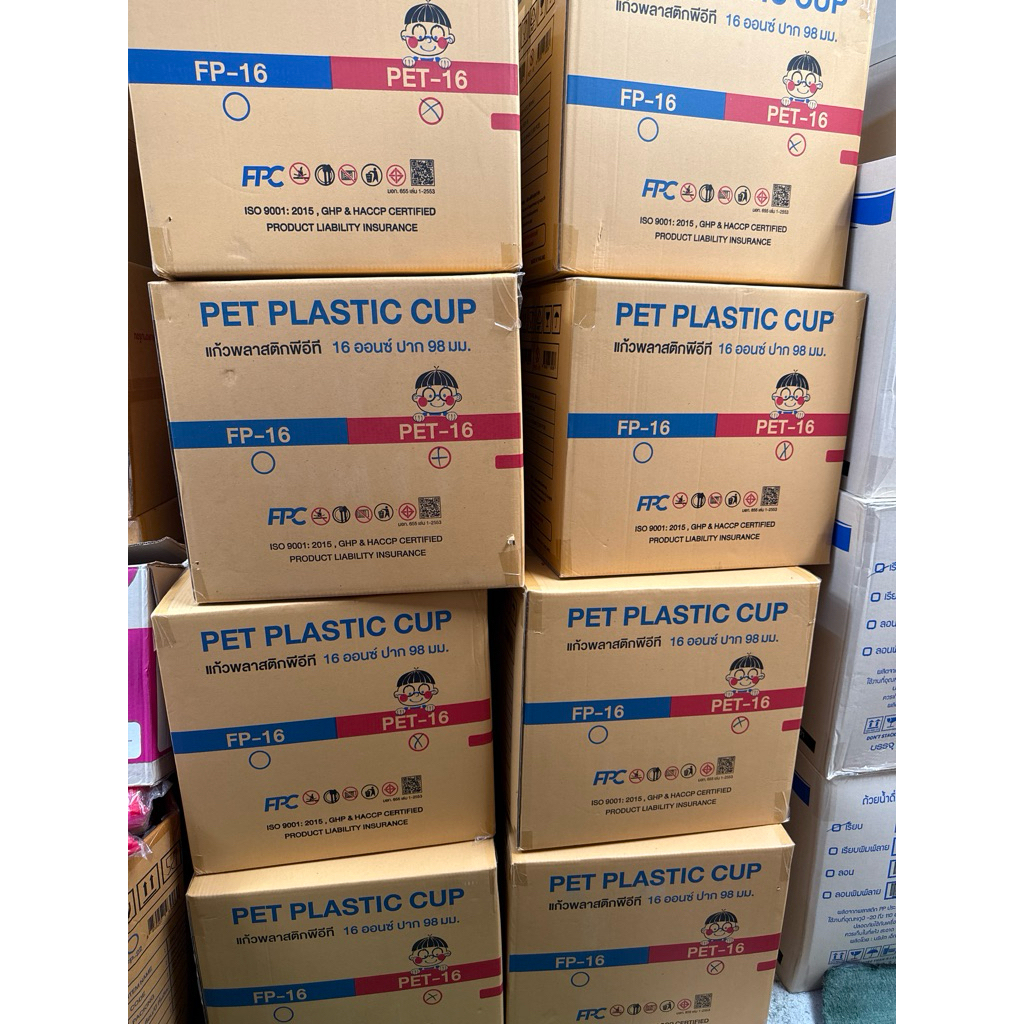 ยกลัง*** 22 98  FPC แก้ว PET 22 ออนซ์ ปาก 98 มม.1000ชิ้น