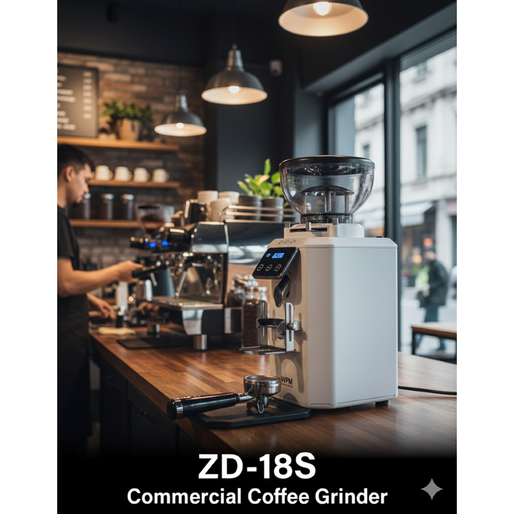WPM ZD-18S เครื่องบดกาแฟออโต้ Commercial Coffee Grinder รับประกันสินค้า 1 ปี/ออกใบกำกับภาษีได้