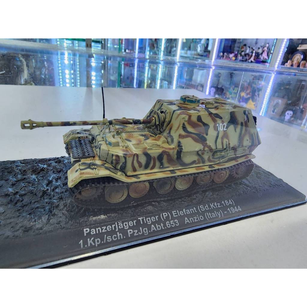 รถถัง ไทเกอร์ Panzerjager Tiger Elefant  Anzio Italy Tank Germany เยอรมนี ww2 WWII วัสดุโลหะผสม