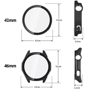 เคสกันรอย ฟิล์มกระจก สำหรับ นาฬิกา Huawei Watch Gt6 41mm 46mm แบบนิ่ม แบบแข็ง ปิดจอด้วยฟิล์มกระจก