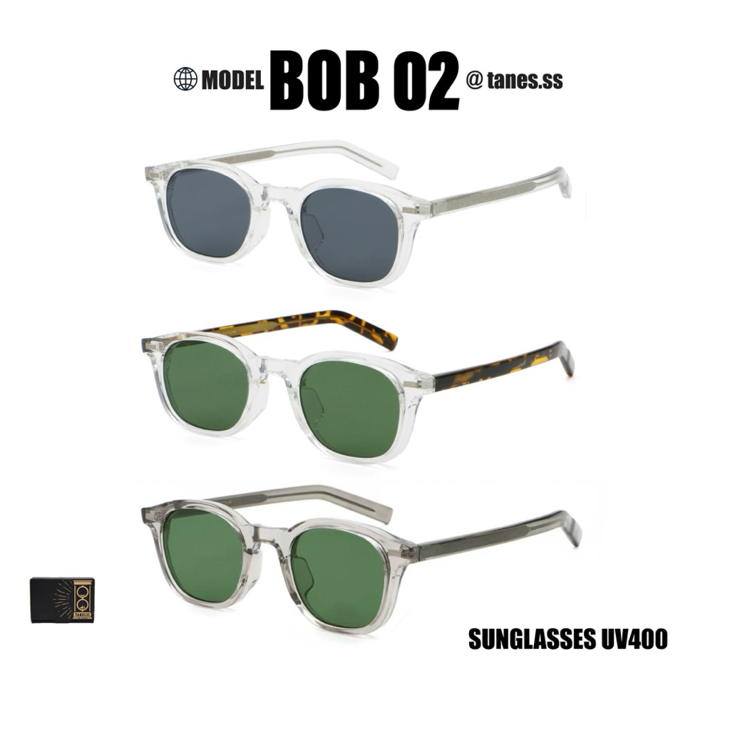 TANES.SS | BOB 02  [SUN GLASSES UV400] แว่นตากันแดด UV 400 ดีไซน์วินเทจ น้ำหนักเบา ใส่ได้ทุกรูปหน้า แว่นแบบ Unisex - รูปที่ 6