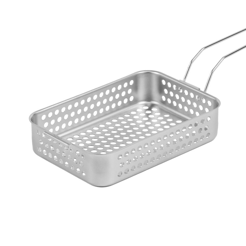 KINOX Frying Basket ตะเเกรงทอด สำหรับหม้อสนาม หม้อทรงเหลี่ยม