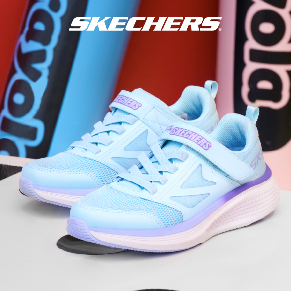 Skechers สเก็ตเชอร์ส รองเท้าเด็กผู้หญิง Girl GORun ELEVATE 2.0 Where'S My Skechers Shoes - 303983L-L