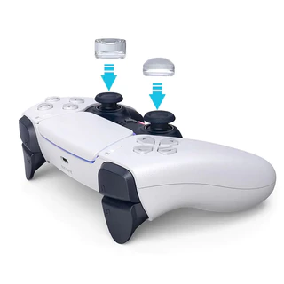 จุกหุ้มอนาล็อก คริสตัลใส[เกรดนำเข้า] สำหรับจอย PS5 / PS4 / Xbox / Pro ซิลิโคนยกสูง เพิ่มความแม่นยำ