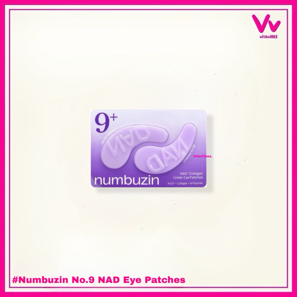 Numbuzin No.9 NAD + Collagen Under Eye Patches [ ยกกล่อง 8g x 5ชิ้น ]