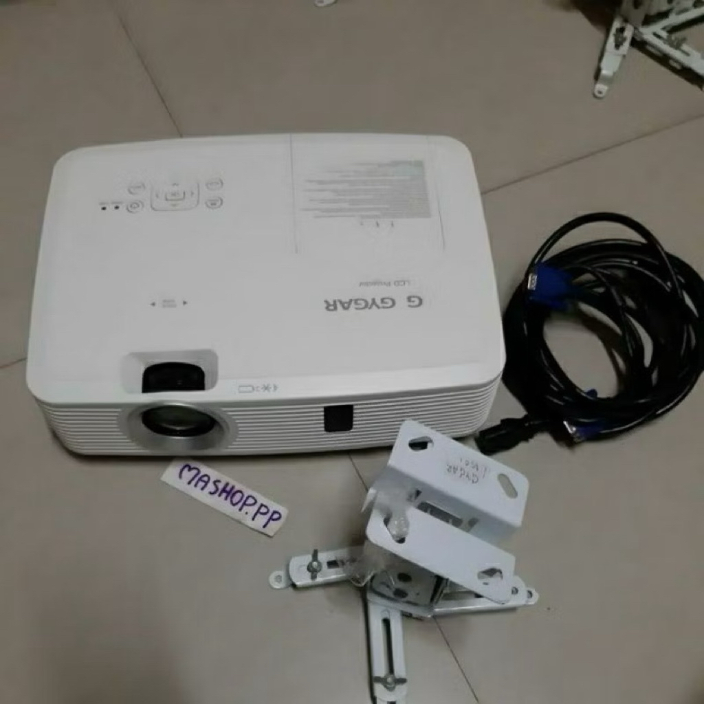 มือ2 Projector gygar b40w ต้องเปลื่ยนหลอดเอง มี port HDMI 2ช่อง/โปรเจคเตอร์ gygarมือสอง/ไม่มีรีโมท/A