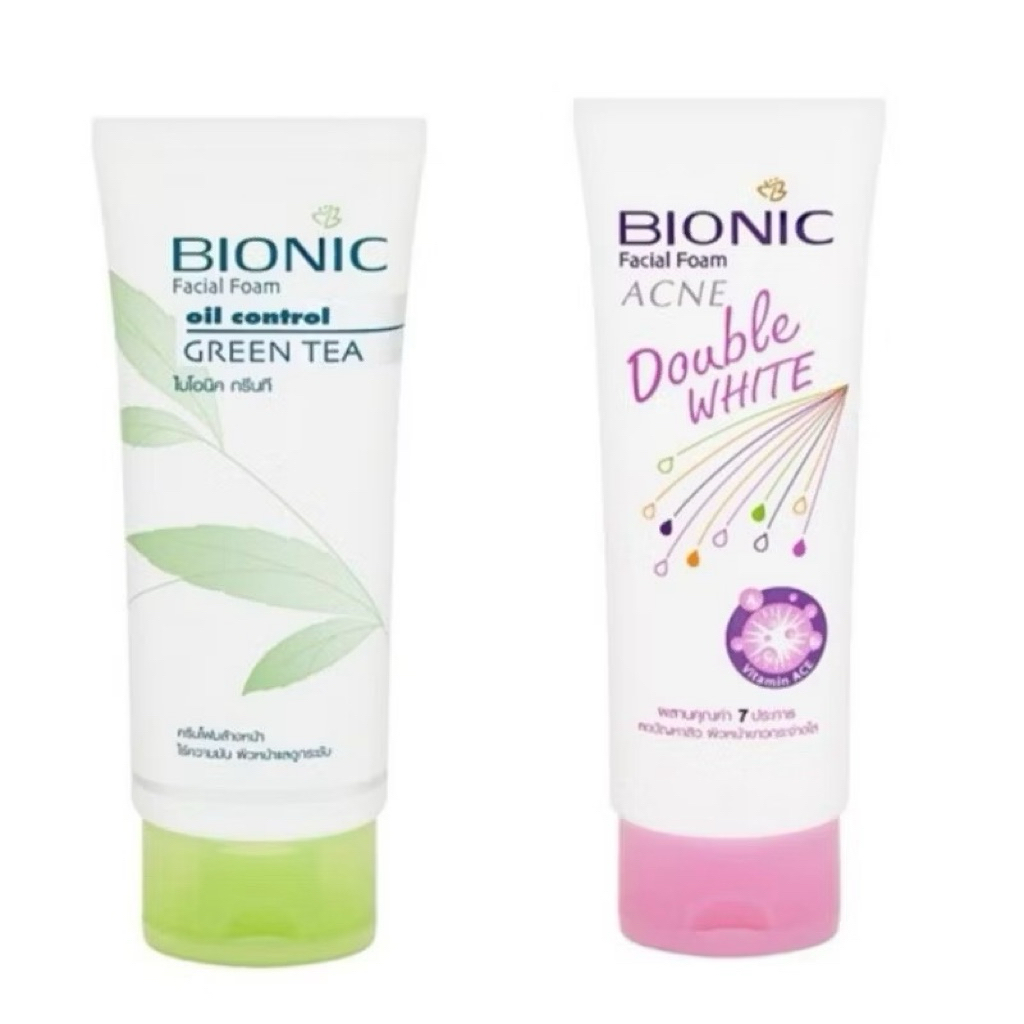 Bionic Facial Foam - Acne Double White 80g (โฟมล้างหน้าไบโอนิค)