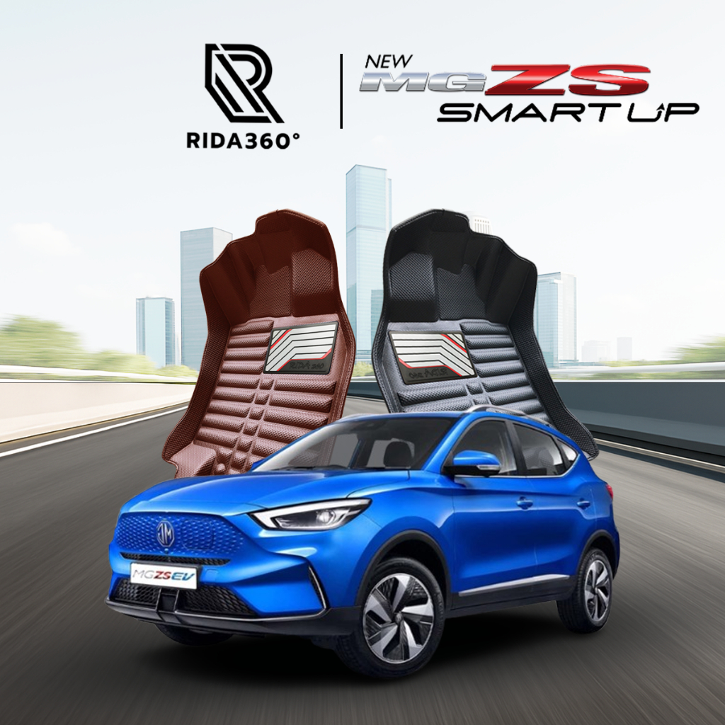 [RIDA360°] พรมรถยนต์ MG ZS EV 2019-NOW พรมปั๊มขึ้นรูปชิ้นเดียวไร้รอยต่อ ตรงรุ่น รับประกัน5ปี [104]