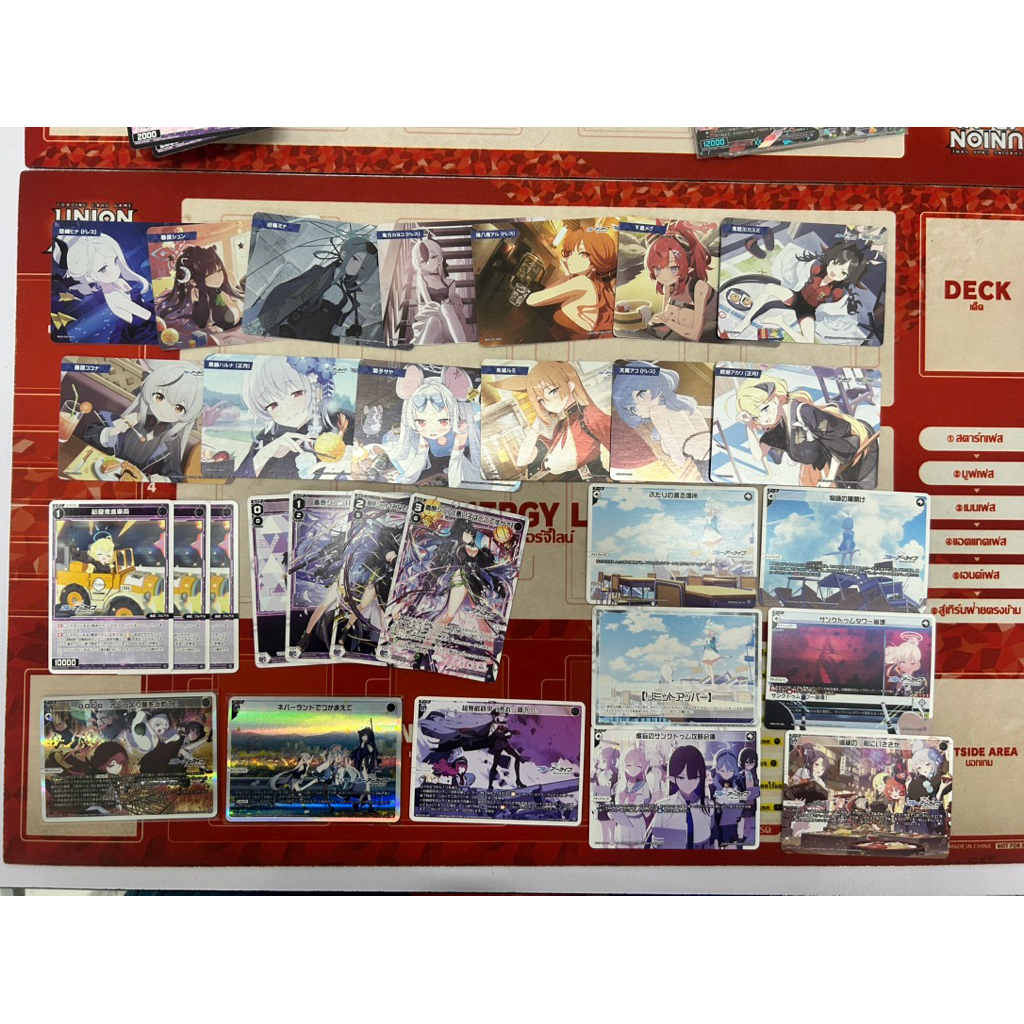 Wixoss ซีรีส์ Blue Archive Deck สีดำ สินค้าพร้อมเล่น ของตามภาพ