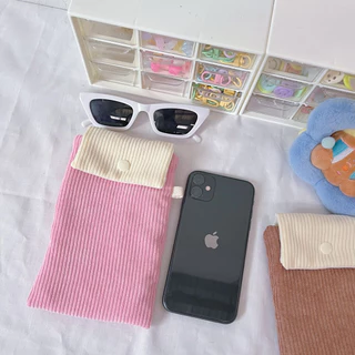 🦋🧤 |กระเป๋าบุใยนุ่มนิ่ม (ใส่มือถือได้ทุกรุ่น) แว่นตา Power Bank จัดระเบียบสิ่งของ💘🛒