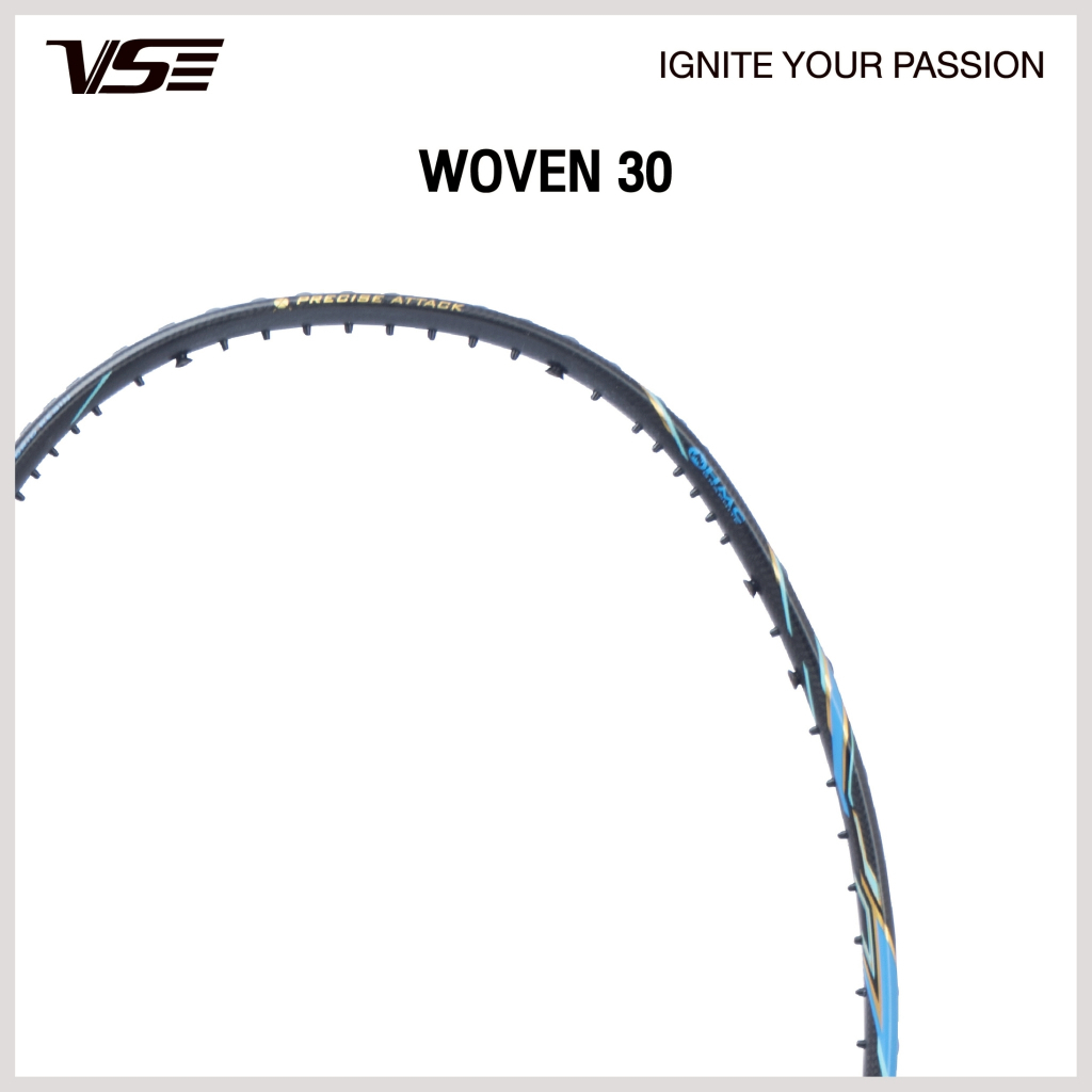 VS مضرب ريشة Woven30 مع مقبض وأوتار وغطاء — صورة 8