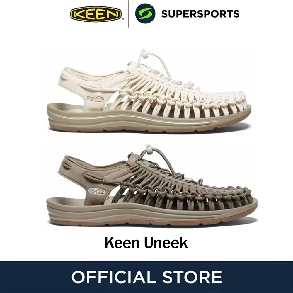 Keen Unee ของแทั (สีครีม/กากี) รองเท้าแตะกีฬากลางแจ้ง รองเท้า keen ระบายอากาศได้ดี ใส่ได้ทั้งชายและห