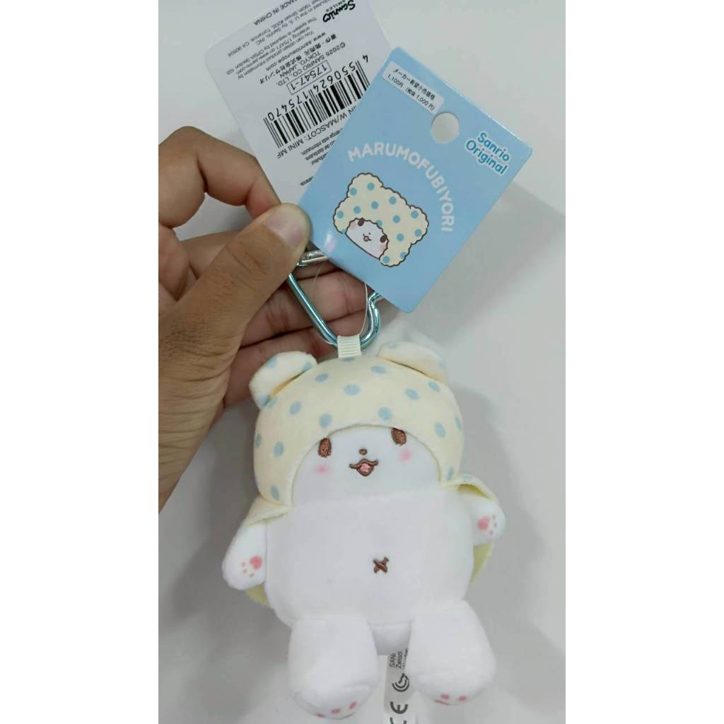 แท้! พวงหัวใจMarumofubiyori Sanrio แท้ พวงห้อยกระเป๋าสุดน่ารัก Marumofu พร้อมส่ง Kitty พวงซานรีโอ้ kuromi my melody