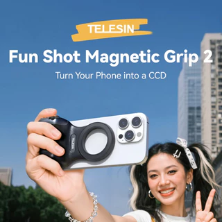 Telesin MagSafe Bluetooth Smartphone Grip ที่จับโทรศัพท์ รีโมทบลูทูธ ถ่ายภาพ ไลฟ์สด