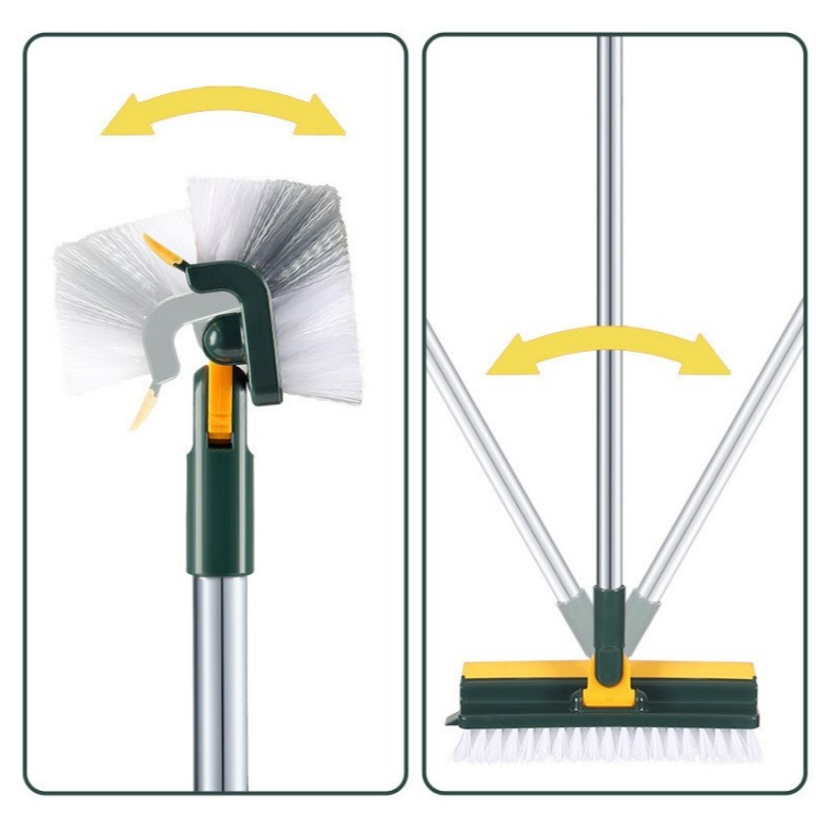 แปรงขัดพื้น4in1 แปรงขัดห้องน้ํา ปาดน้ำ เช็ดทำความสะอาด ได้ทุกซอกทุกมุม พร้อมที่รีดน้ำในตัว - รูปที่ 4