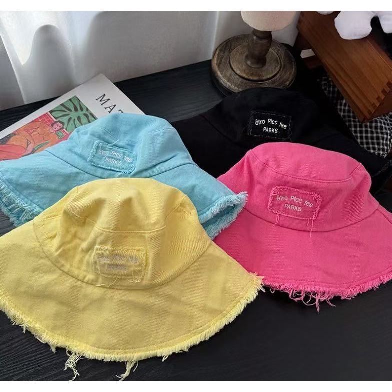 หมวกบักเก็ต มี4สี สไตล์เกาหลี ป้ก otro Plcc tee
