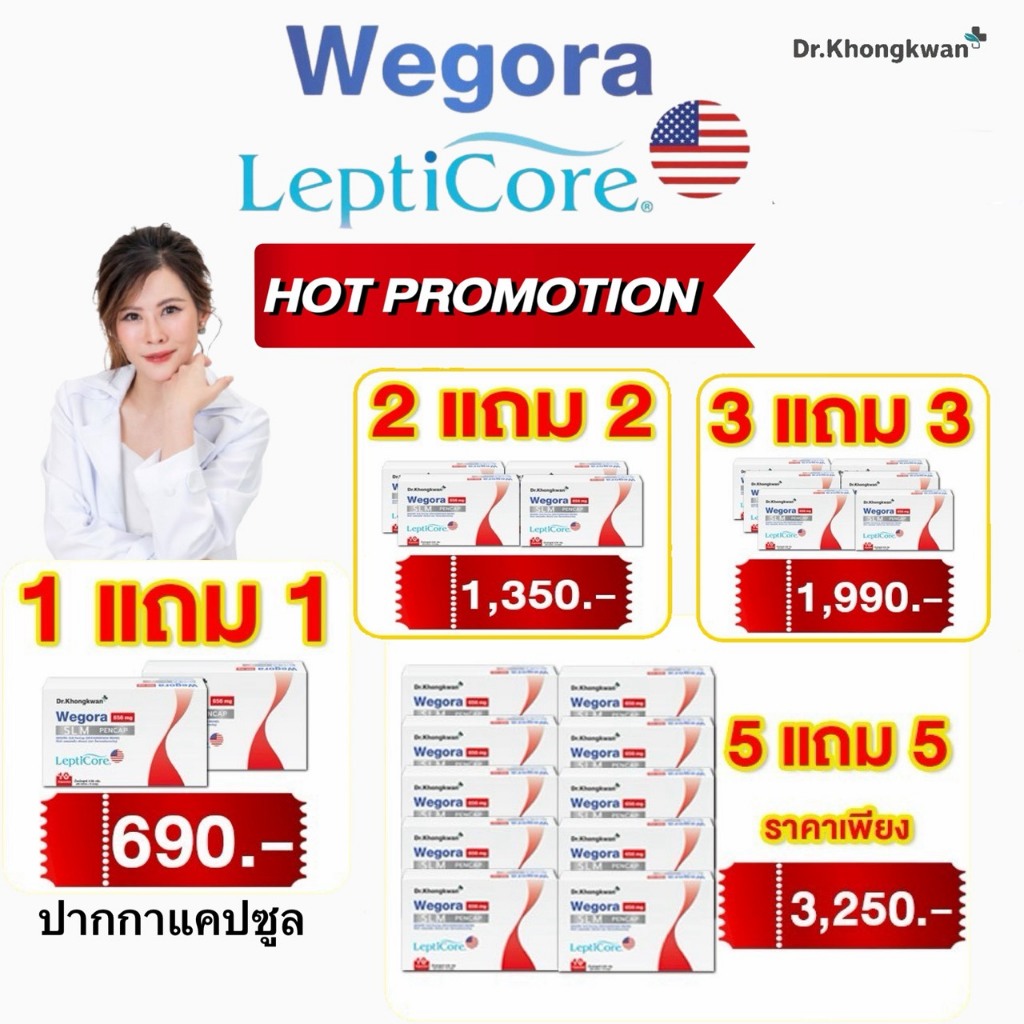 WEGORA SLM PenCap วีโกร่า เอสแอลเอ็ม เพ้นแคป ดร.ของขวัญ Dr.khongkwan ปากกาแคปซูล