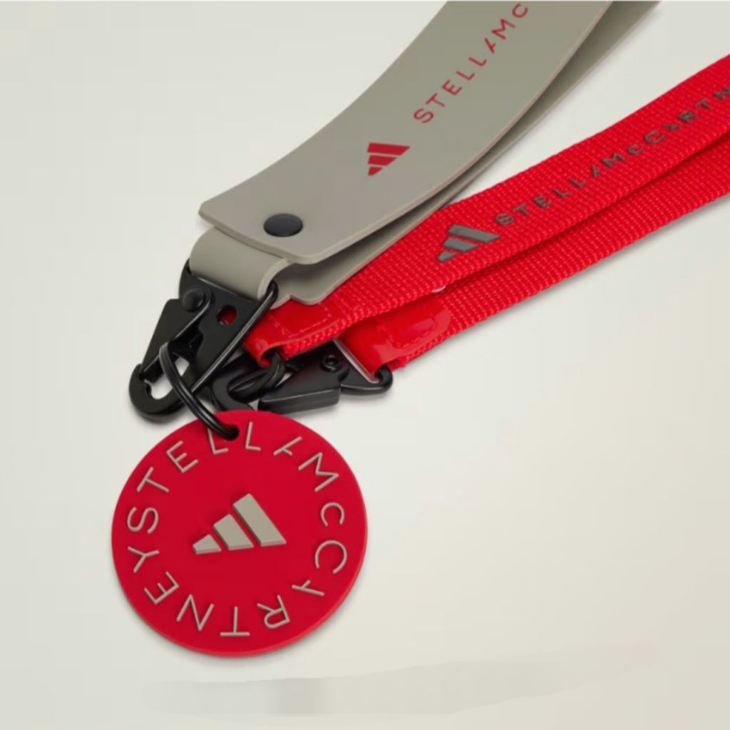 Lanyard - adidas by Stella McCartney (Active Red / Dove Grey)