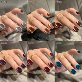 Born Pretty สีเจลแคทอาย Autumn water Light Magnetic gel 6 เฉดสีเงาสวยมาก ขนาด 10 ml.🌈พร้อมส่งในไทย🌈