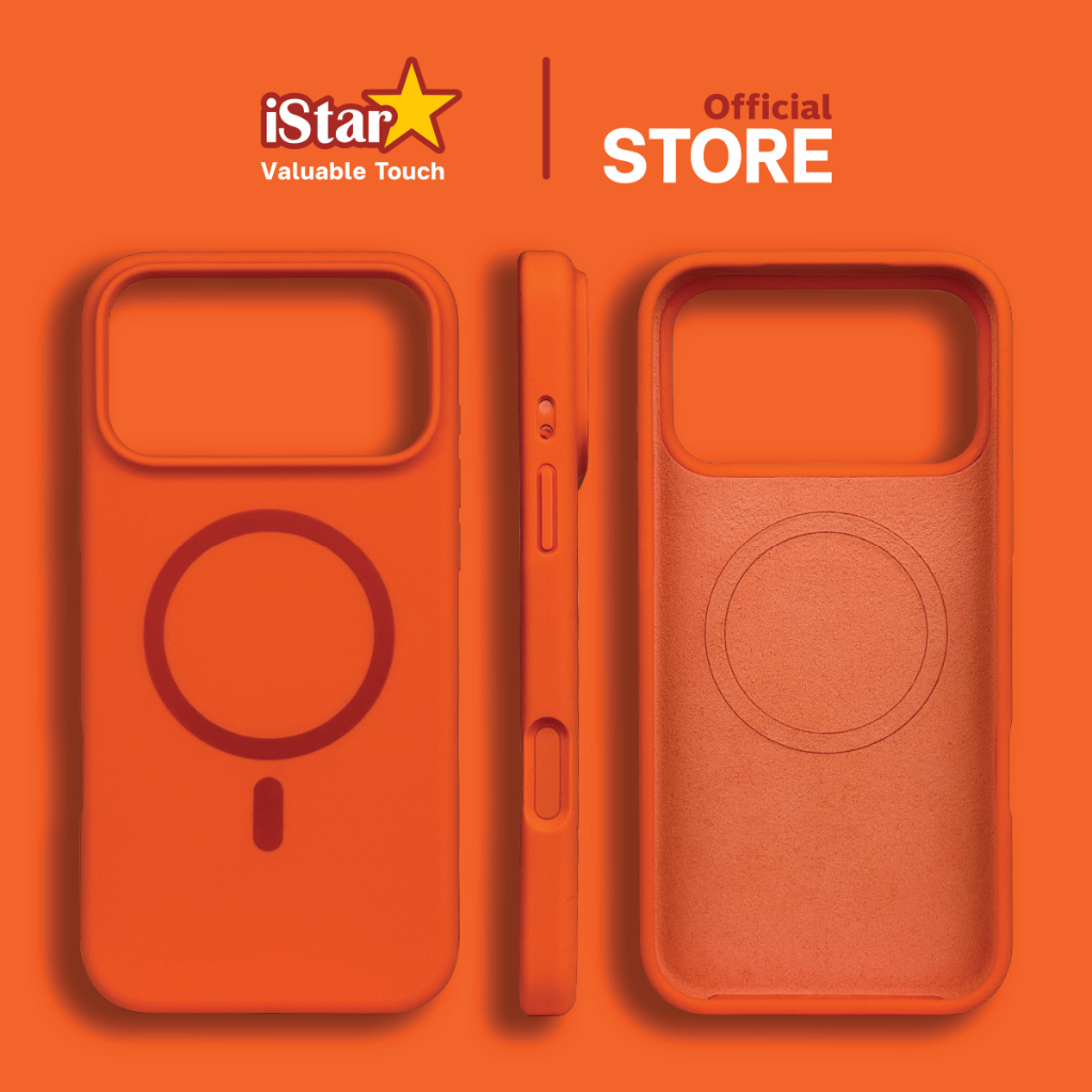 iStar เคสไอโฟน 𝐬𝐢𝐥𝐢𝐜𝐨𝐧𝐞 ซิลิโคน เคสลบรอยปากกาได้ For ipone 17 Pro Max 17Air 17Pro 17 16 15 14 13