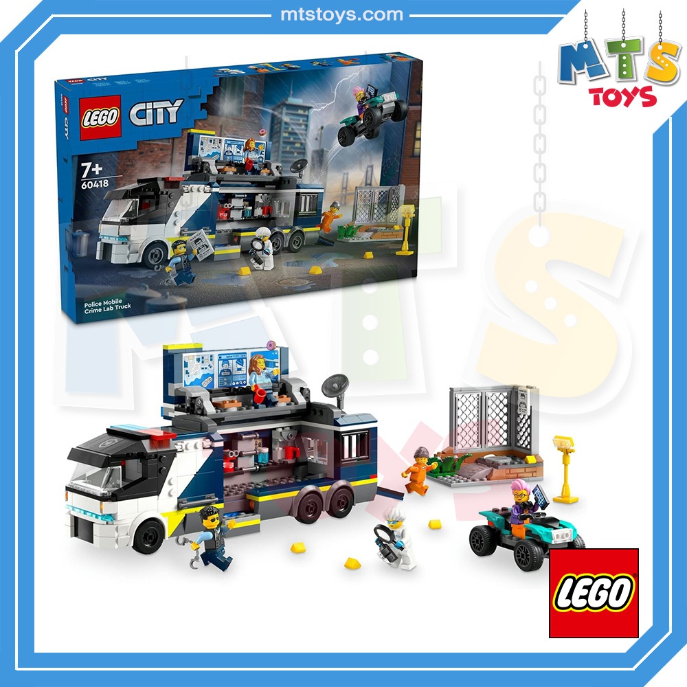 **MTS Toys**Lego 60418 City : Police Mobile Crime Lab Truck เลโก้