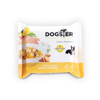 x 6 ชิ้น (ซื้อ 10 แถมฟรี 1) ส่งด่วนกทม.⚡6 ชิ้น DOGSTER FRESH ด็อกสเตอร์ เฟรช ขนาด120g. อาหารมื้อหลักสุนัข/อาหาร