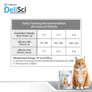 (6,12 ซอง) DeliSci Cat Senior สูตรบำรุงสำหรับแมวสูงวัย