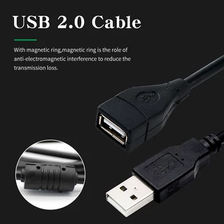 สายพ่วง USB สายเพิ่มความยาวUSB2.0 ยาว 1.5M/3M For Xbox เครื่องอ่านการ์ด, ฮาร์ดไดรฟ์, คีย์บอร์ด, เครื่องพิมพ์, สแกนเนอร์