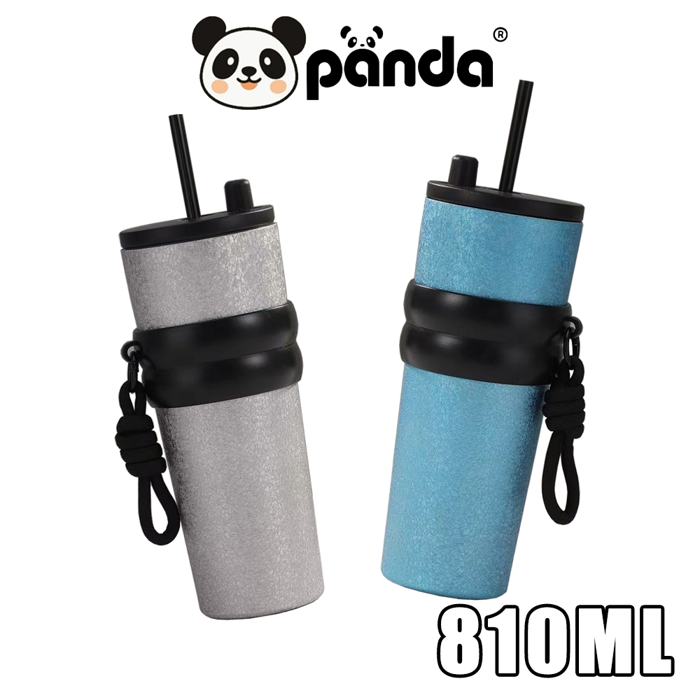 PANDA  เงางาม แก้วเก็บอุณหภูมิ แก้วเก็บความเย็น 810ml 30OZ แก้วน้ำเก็บความเย็น เก็บเย็น-ร้อนได้นาน แ