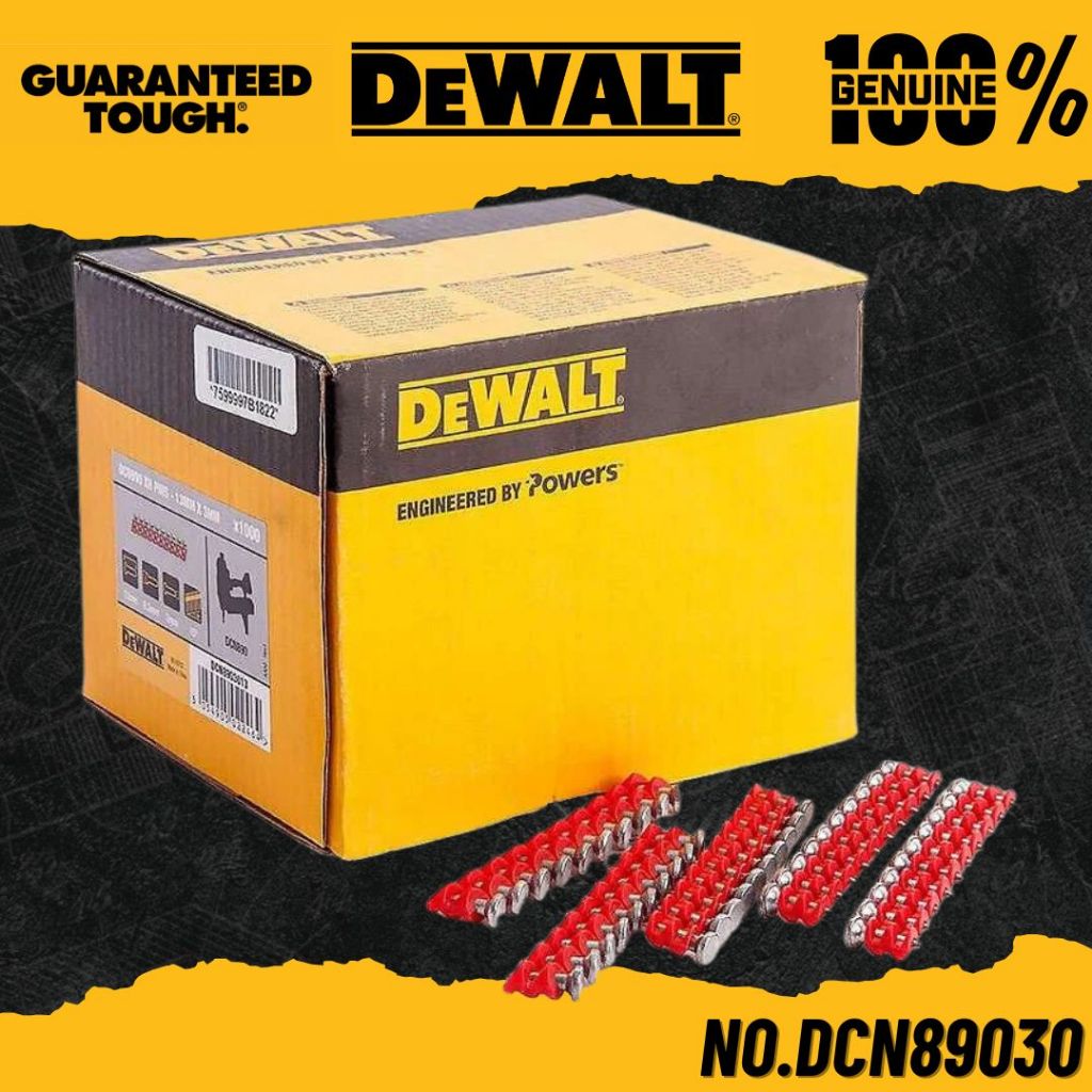 DEWALT ลูกตะปูคอนกรีต ชนิดแข็งพิเศษ สำหรับ DCN890N ขนาด 13/ 17 mm. No.DCN89030