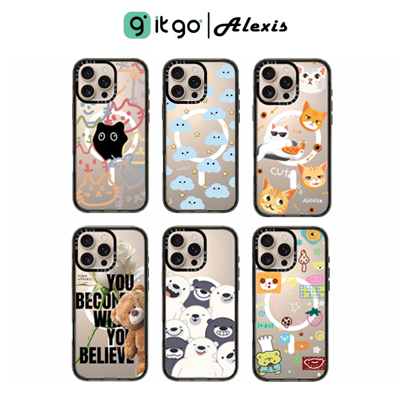 เคสขอบดำ Alexis Cartoon ST Black V.5.1 เคสใหม่ ลายไม่ซ้ำ น่ารักจนใจเจ็บ!