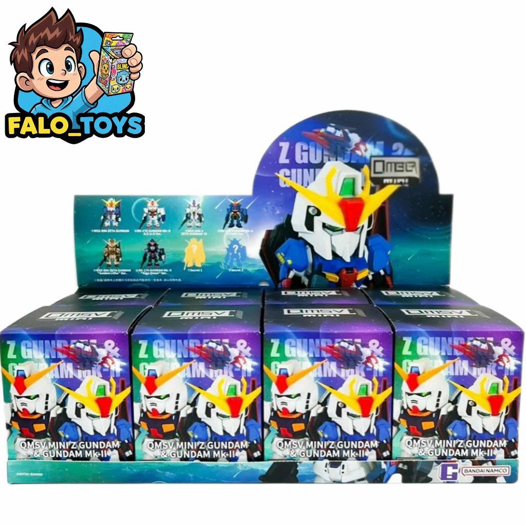 พร้อมส่ง QMSV mini z gumdam & gundam mk-II ( 8 สุ่ม )