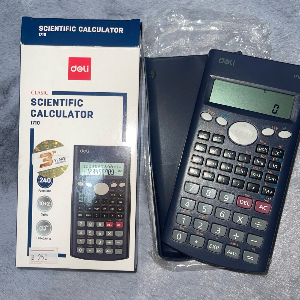 เครื่องคิดเลข deli รุ่น 1710 (Deli Scientific Calculator 1710)